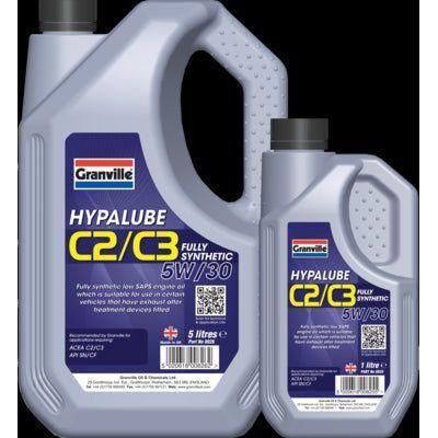 Granville Hypalube C2/C3 Fully Synthetic 5W/30 Mid Engine Oil Additive 5 Litre Granville  - Town Parts