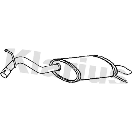 Klarius Box With Tail Pipe Rear PG731X