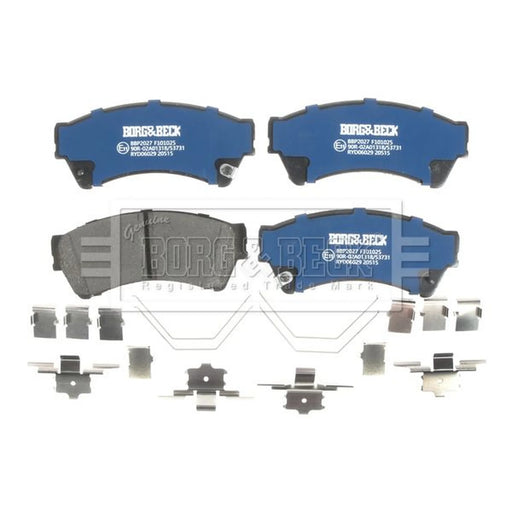 Borg & Beck 4 x Front Brake Pad Set BBP2027
