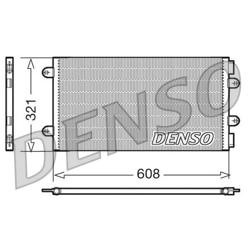 Denso Air Conditioning Condenser DCN09104