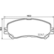 DON Front Brake Pad Set PCP1897