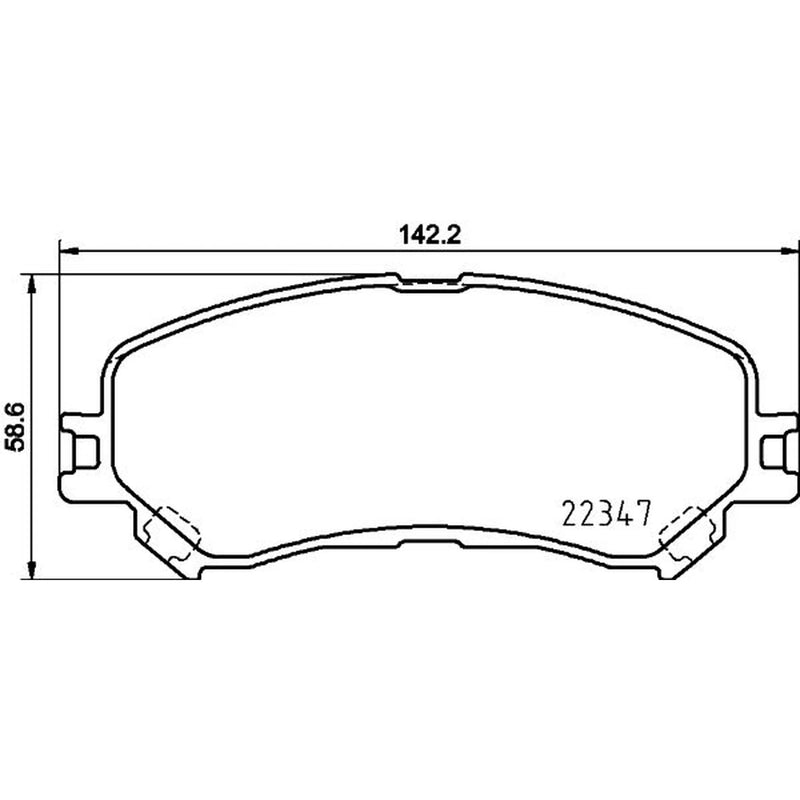 DON Front Brake Pad Set PCP1897