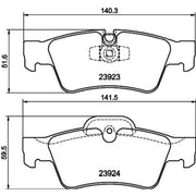 Mintex Rear Brake Pad Set MDB2726