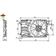 NRF Engine Cooling Fan 470083
