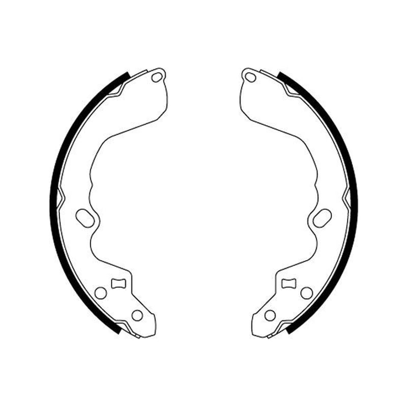 Textar Brake Shoe Set Axle Kit 91067300