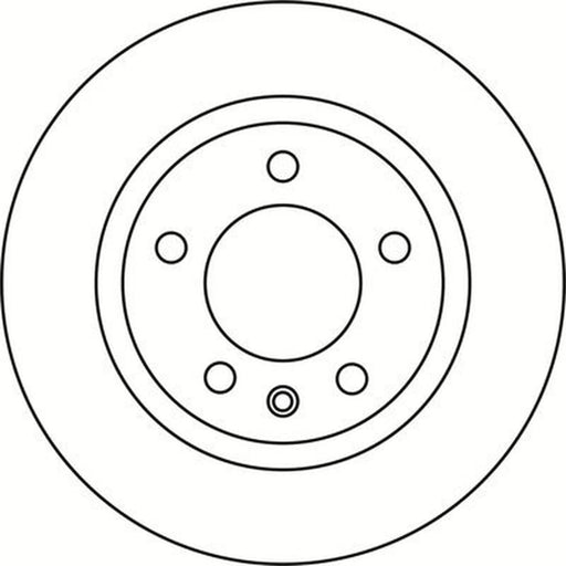 Abtex 2 x Solid Rear Brake Discs BD1481S