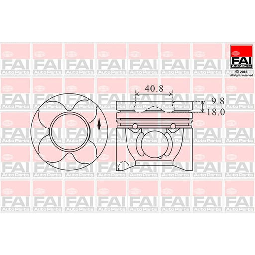 FAI Piston Cylinder Bore = PK12-000
