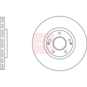 Apec 2 x Vented Front Brake Discs DSK3292
