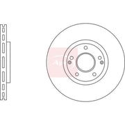 Apec 2 x Vented Front Brake Discs DSK3292