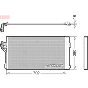 Denso Air Conditioning Condenser DCN99057