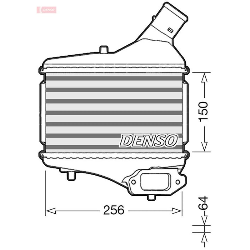 Denso Intercooler (Charge Air Cooler) DIT40010
