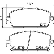 Mintex Front Brake Pad Set MDB4054