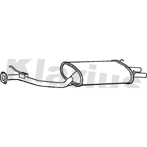 Klarius Box With Tail Pipe Rear HA260Q