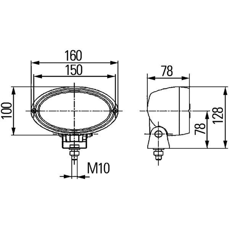 Hella Worklight High 1GA 996 161-121