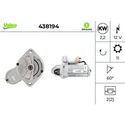 Valeo Starter Motor 12V 2.2kW 11 Teeth 438194