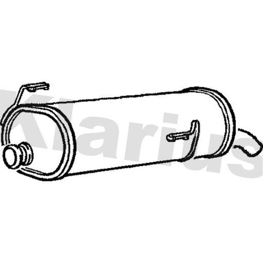 Klarius Box With Tail Pipe Rear PG544X