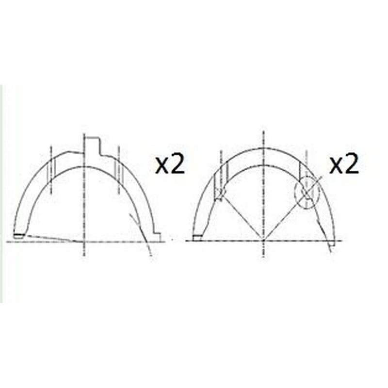FAI Thrust Washer Set 80. BT3011-STD