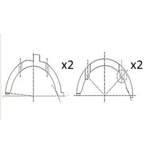 FAI Thrust Washer Set 80. BT3011-STD