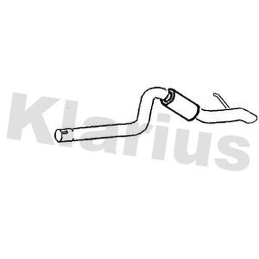 Klarius Box With Tail Pipe Rear FE1098B