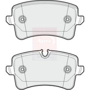 Apec Rear Brake Pad Set PD3350