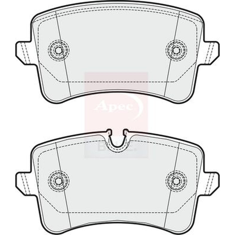 Apec Rear Brake Pad Set PD3350