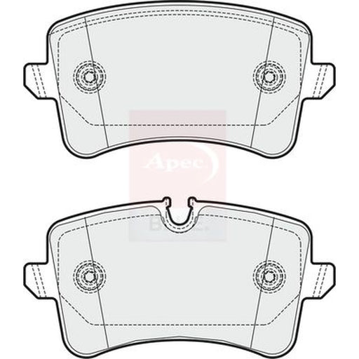Apec Rear Brake Pad Set PD3350