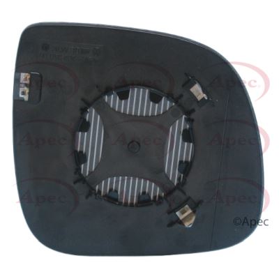 APEC AMG2002 Exterior Mirror Mirror Glass Right Fits VW Amarok Caravelle APEC - Town Parts