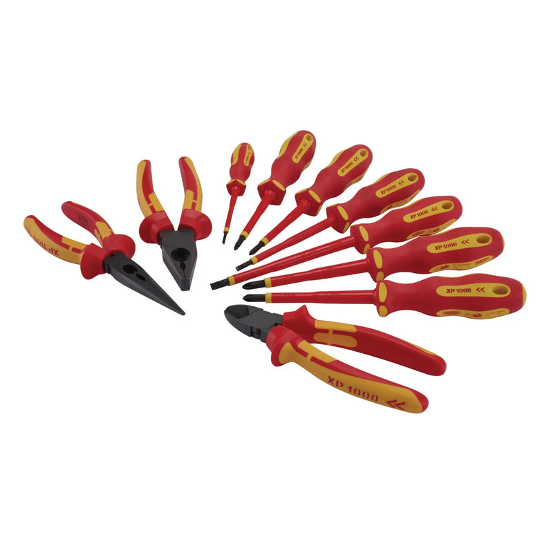 XP1000 VDE Screwdriver and Pliers Set 10 Piece