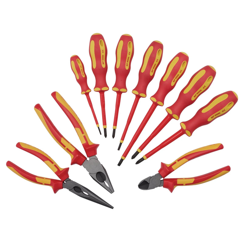 XP1000 VDE Screwdriver and Pliers Set 10 Piece
