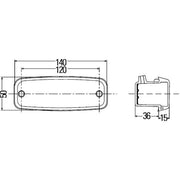 Hella Auxiliary Direction Indicator lateral installation C 2BM 002 847-011