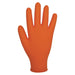 10x Bodyguard Finite Orange Grip Textured Grip Pattern Nitrile Gloves XL Box of 90 Bodyguard  - Town Parts