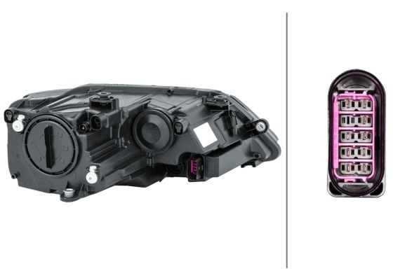 Hella Headlight Headlamp H7/H7 Left