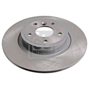Febi 2 x Solid Rear Brake Discs 108585