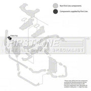 First Line Intercooler Turbo Charge Air Hose FTH1716