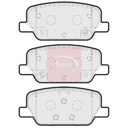 Apec Rear Brake Pad Set PAD2313