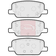 Apec Rear Brake Pad Set PAD2313
