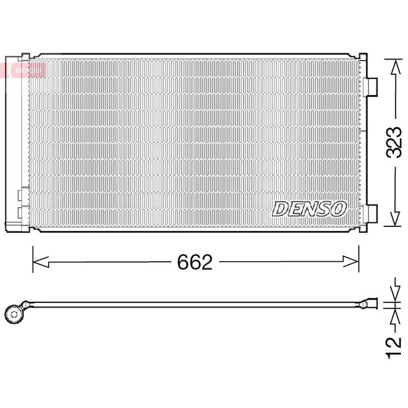 Denso Air Conditioning Condenser DCN05103