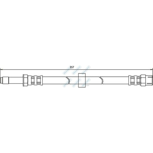 Apec Brake Hydraulic Hose Line Front BHO4159