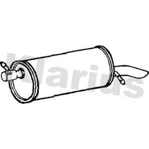 Klarius Box With Tail Pipe Rear FE602A