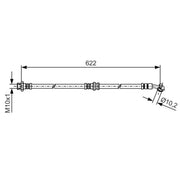 Bosch Brake Hydraulic Hose Line Front Right 1 987 481 A32