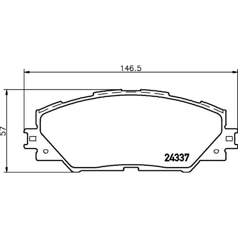DON Front Brake Pad Set PCP1134
