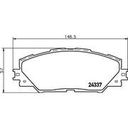 Mintex Front Brake Pad Set MDB2786