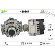 Valeo Car Alternator 12V 439867