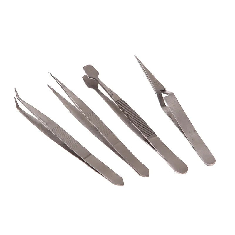 Faithfull Tweezer Set, 4 Piece - FAITWSET4