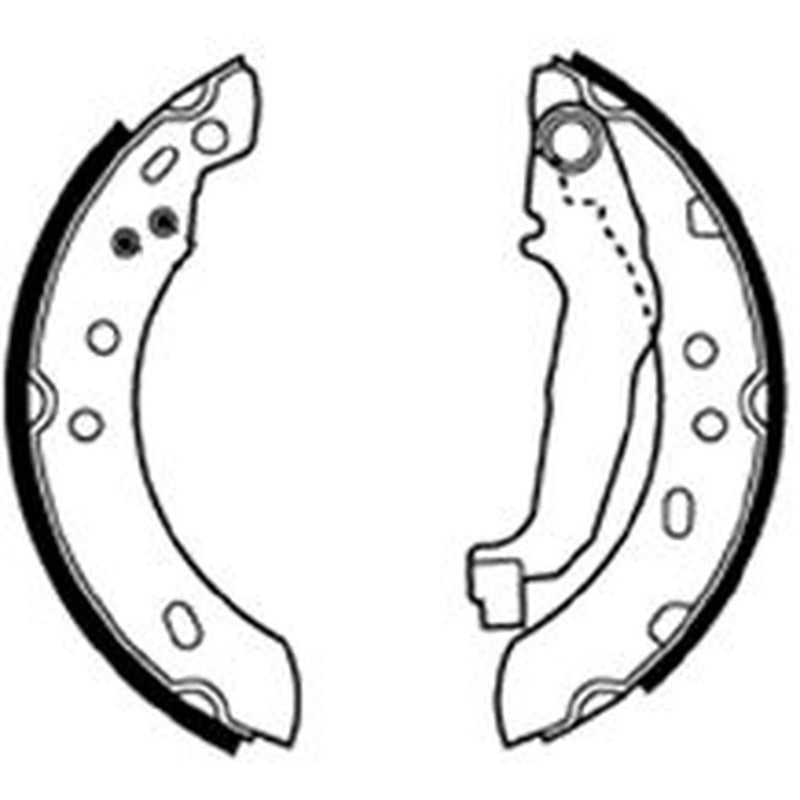 Abtex Brake Shoe Set Axle Kit ABS417