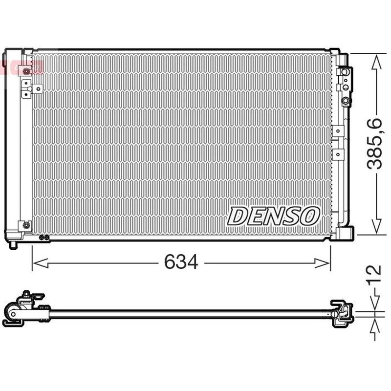 Denso Air Conditioning Condenser DCN46038