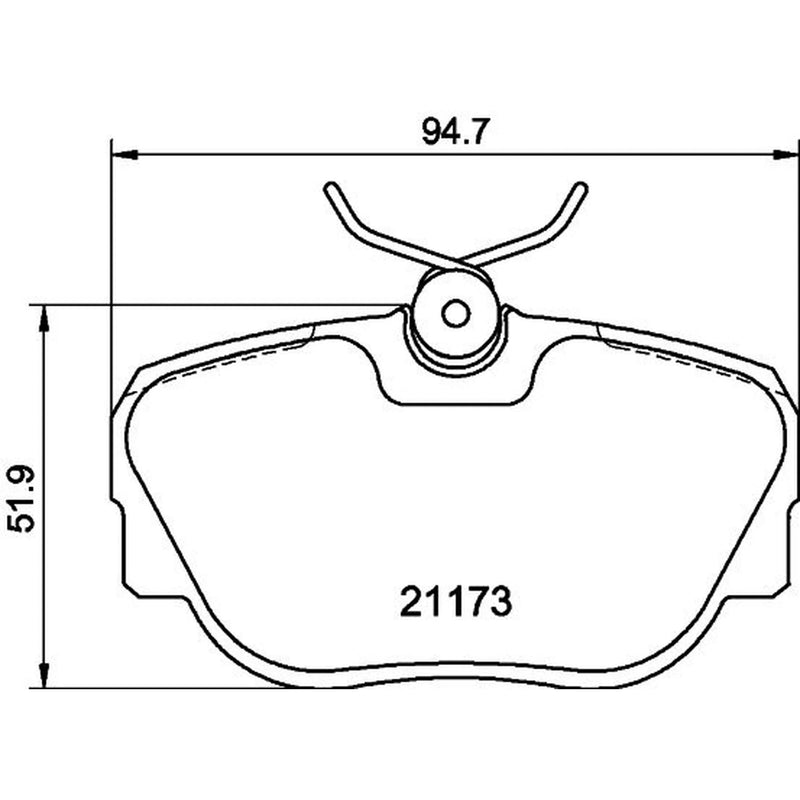 DON Front Brake Pad Set PCP1167