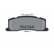 Textar Rear Brake Pad Set 2168801