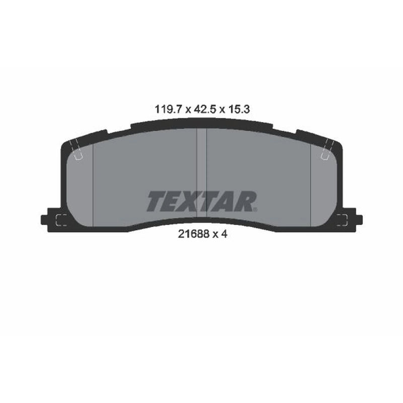 Textar Rear Brake Pad Set 2168801