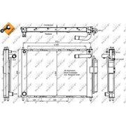 NRF Air Conditioning Condenser 350055